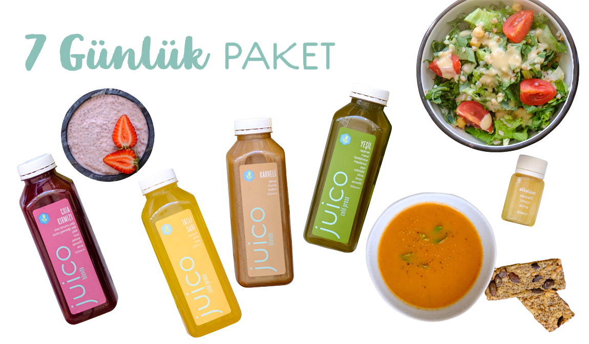 7 Günlük Diyet Paketi - Pazartesi Başlangıç